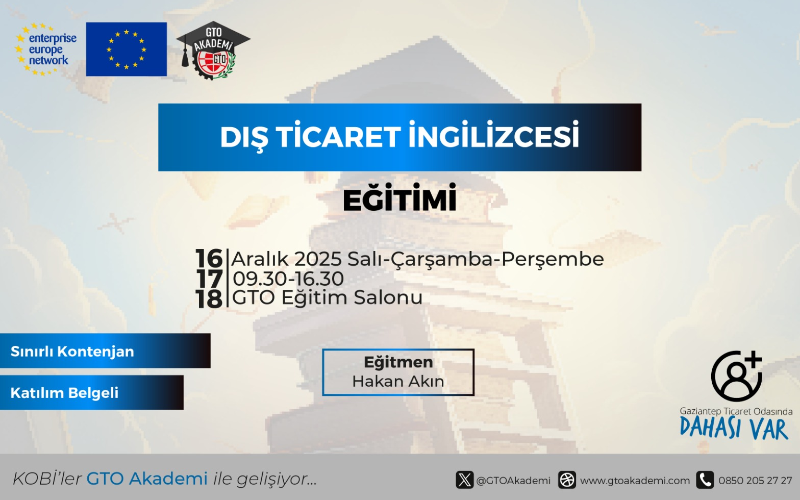 DIŞ TİCARET İNGİLİZCESİ EĞİTİMİ