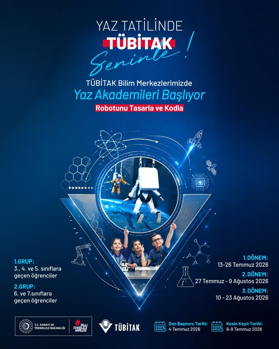 Tübi̇tak Bilim Merkezleri Yaz Akademisi
