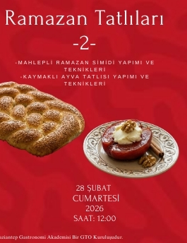 Ramazan Tatlıları 2: Ayva Tatlısı Ve Ramazan Simidi