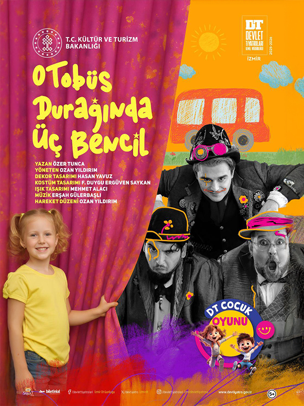 OTOBÜS DURAĞINDA ÜÇ BENCİL