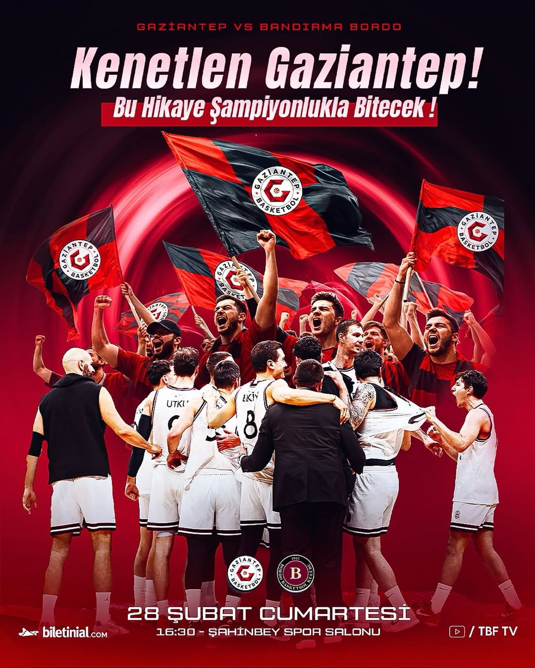 Gaziantep Basketbol - Parmos Otel Bandırma Bordo