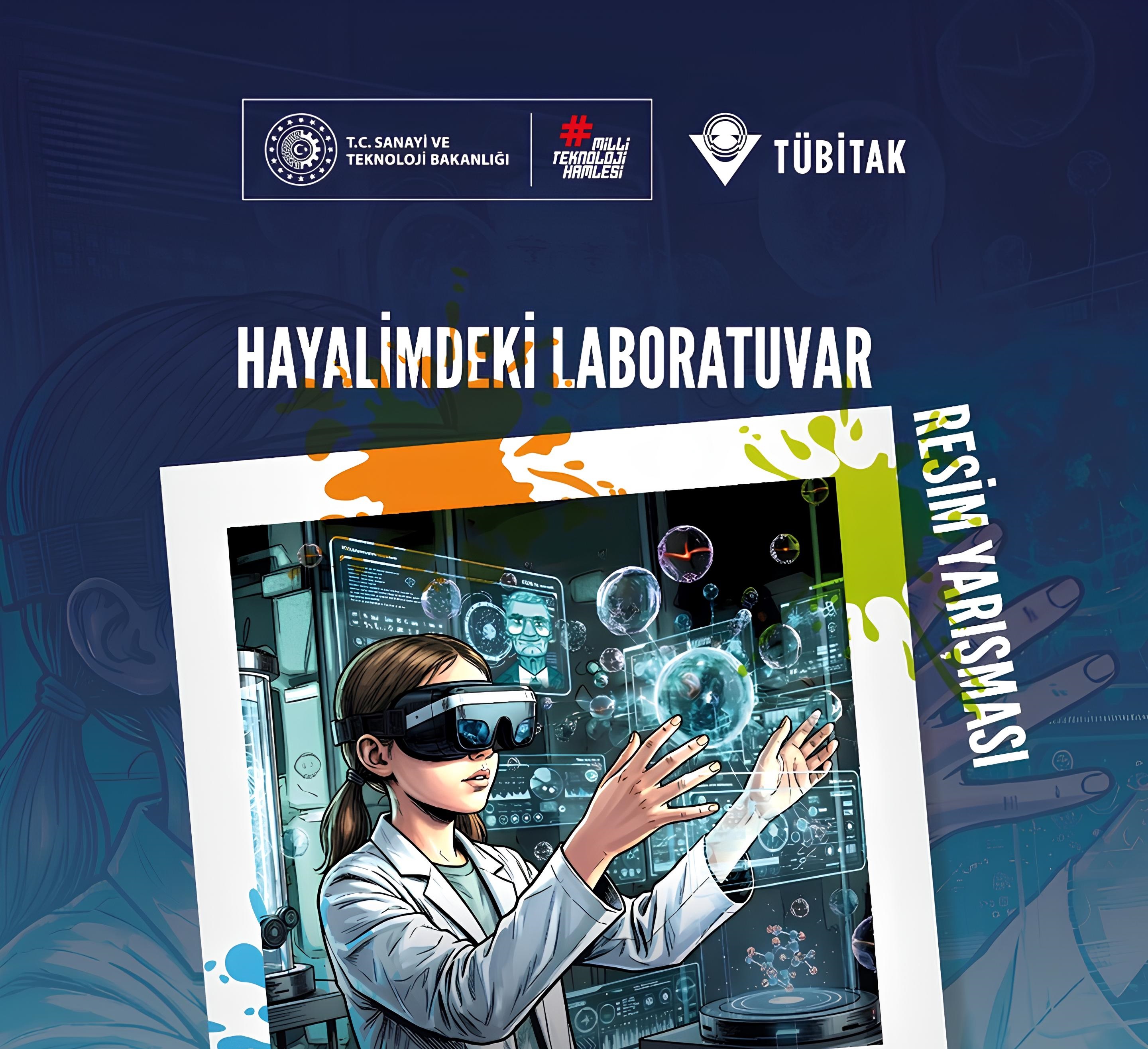 HAYALİMDEKİ LABORATUVAR Konulu Resim Yarışması