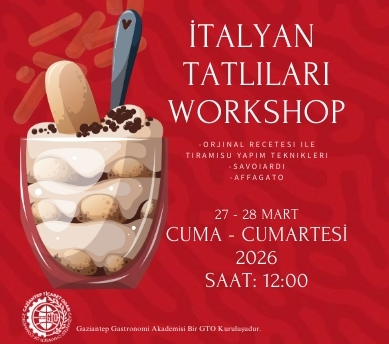 İtalyan Tatlıları Atölyesi
