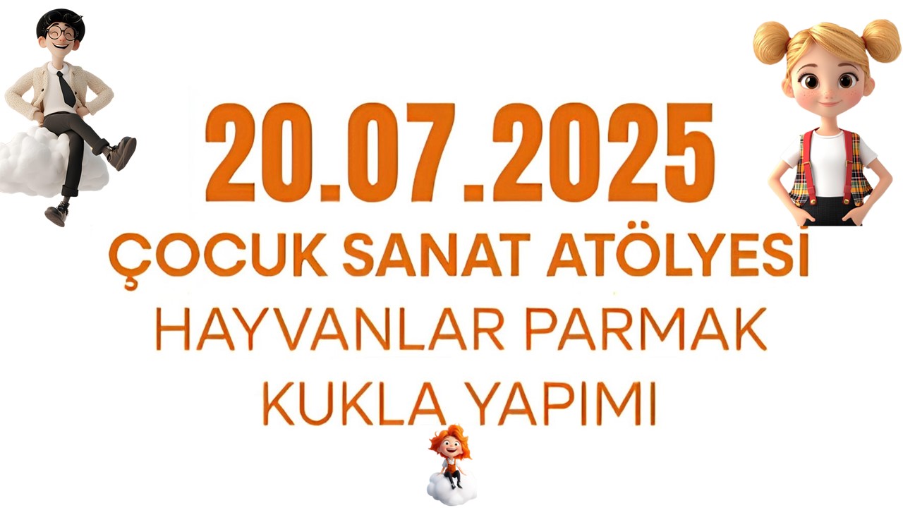 ÇOCUK SANAT ATÖLYESİ : HAYVANLAR PARMAK KUKLA YAPIMI