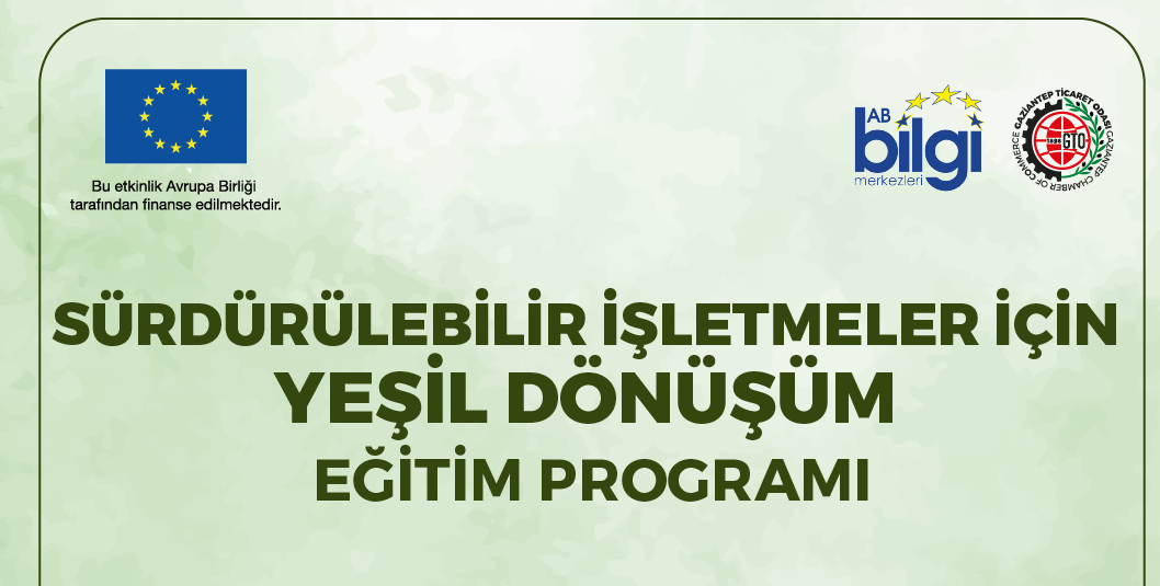 Sürdürülebilir İşletmeler İçin Yeşil Dönüşüm Eğitim Programı