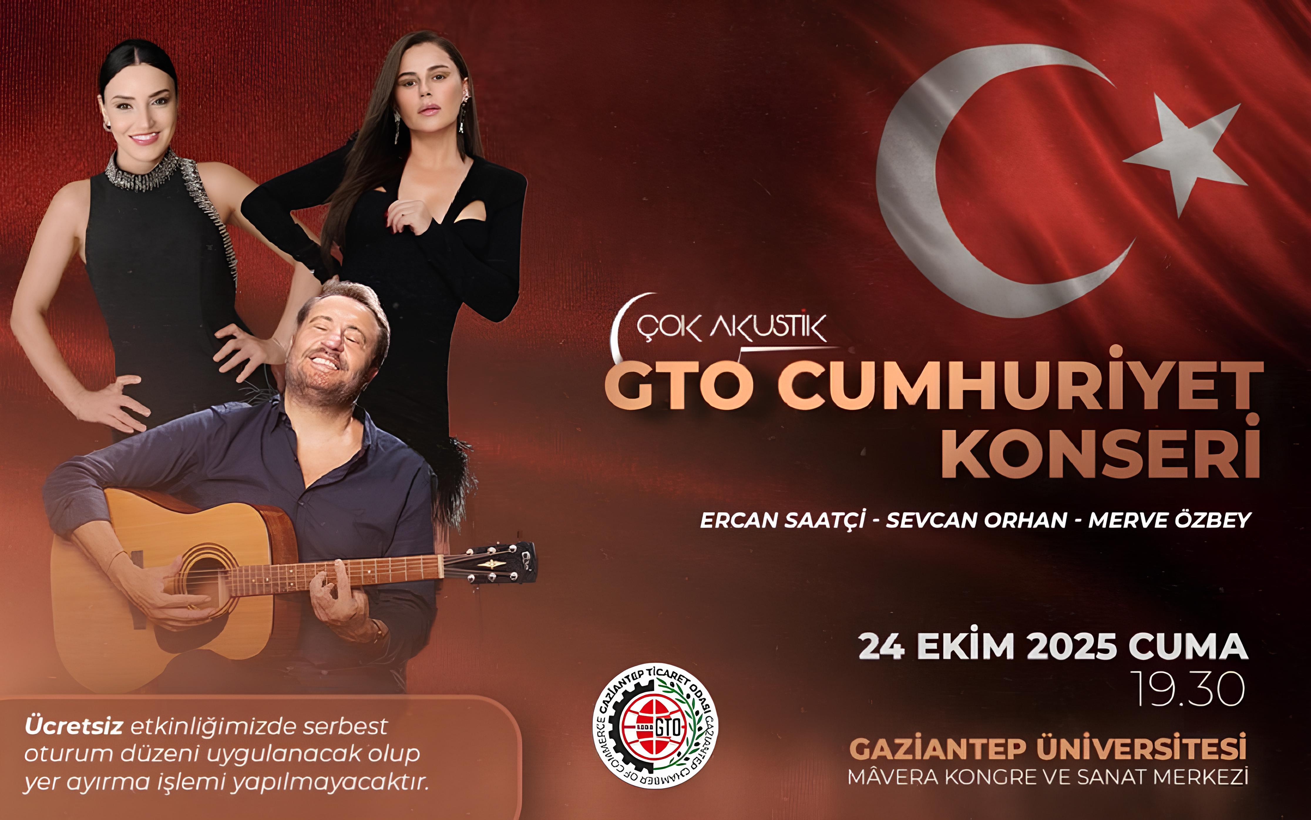 ÇOK AKUSTİK GTO CUMHURİYET KONSERİ