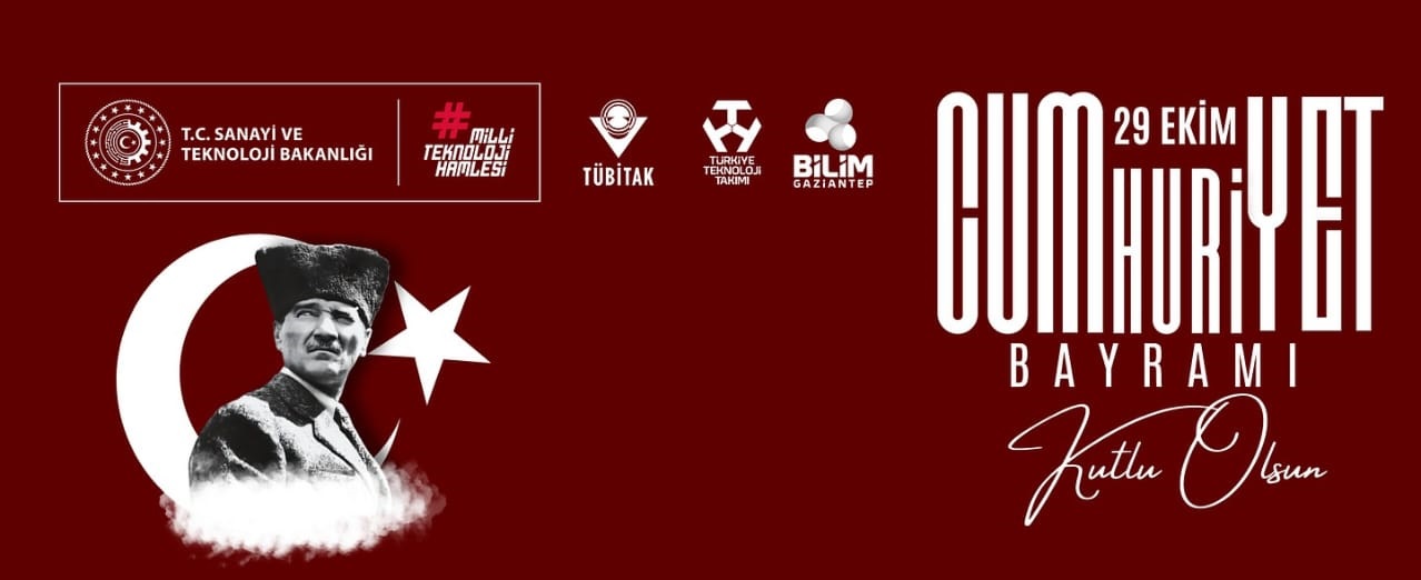 29 Ekim Cumhuriyet Bayramı Coşkusu Müzeyyen Erkul Gaziantep Bilim Merkezi’nde!