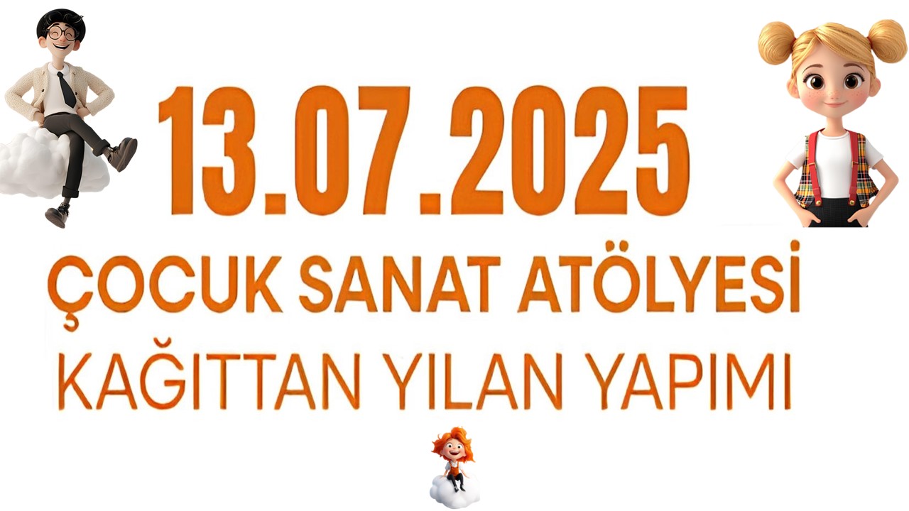 ÇOCUK SANAT ATÖLYESİ : KAĞITTAN YILAN YAPIMI