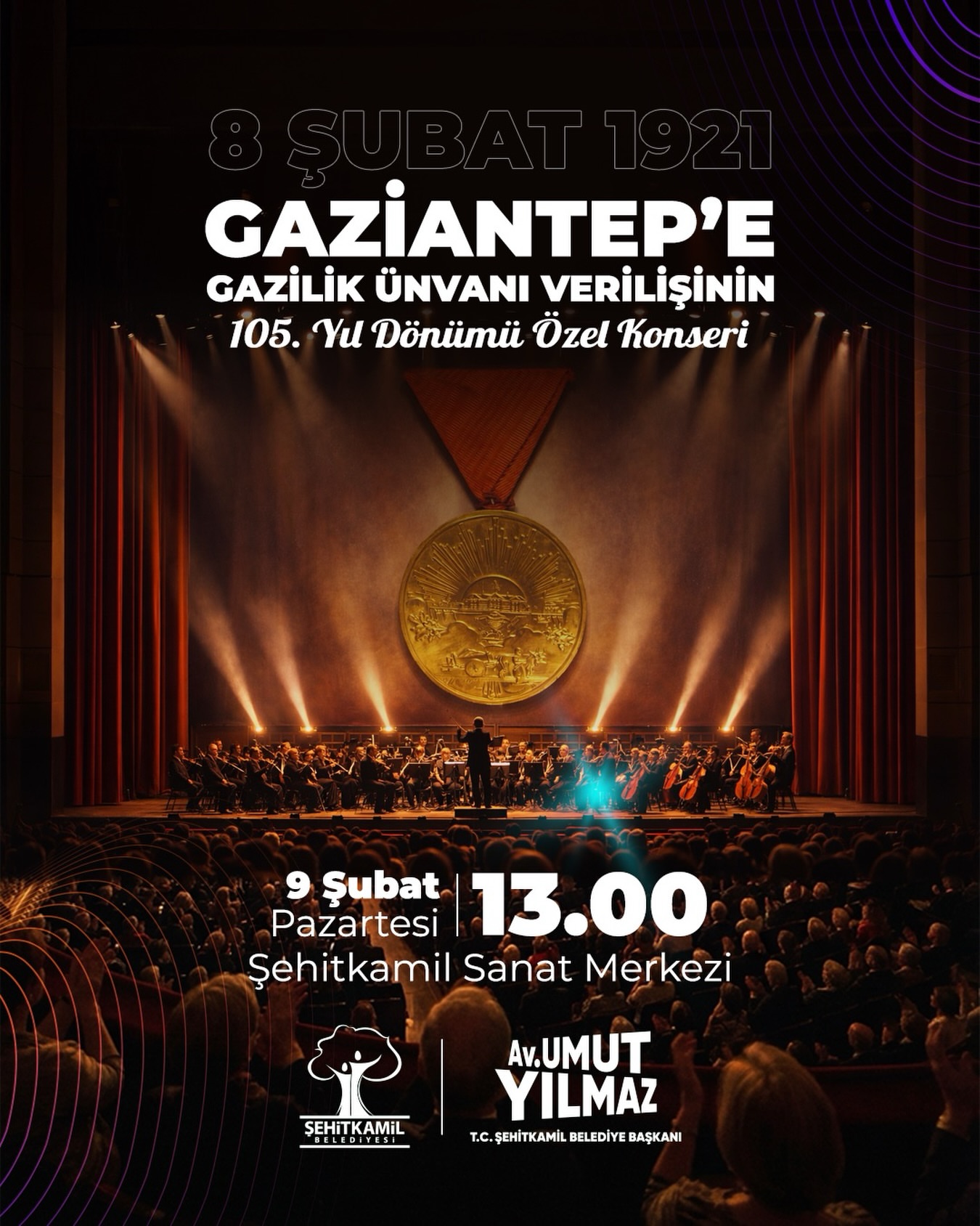 Gaziantep’imizin Gazilik unvanını alışının 105. yıl dönümünü